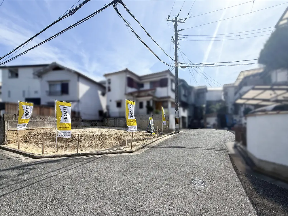 堀上町1期前面道路写真
