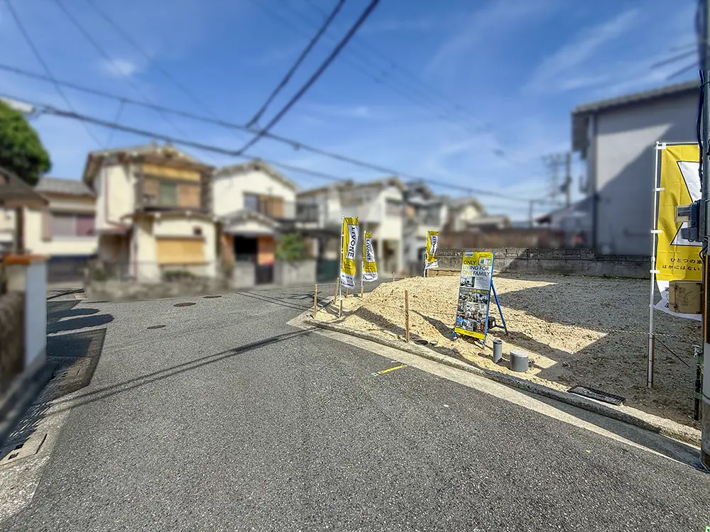 堀上町1期前面道路写真