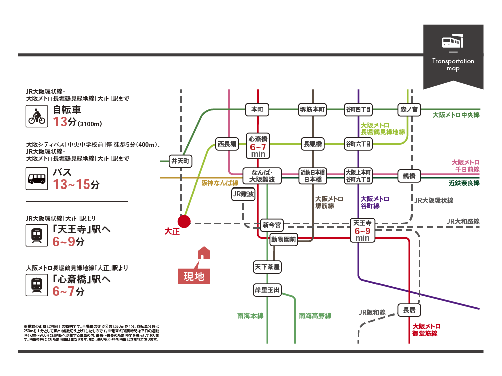 平尾4丁目4期アクセス図