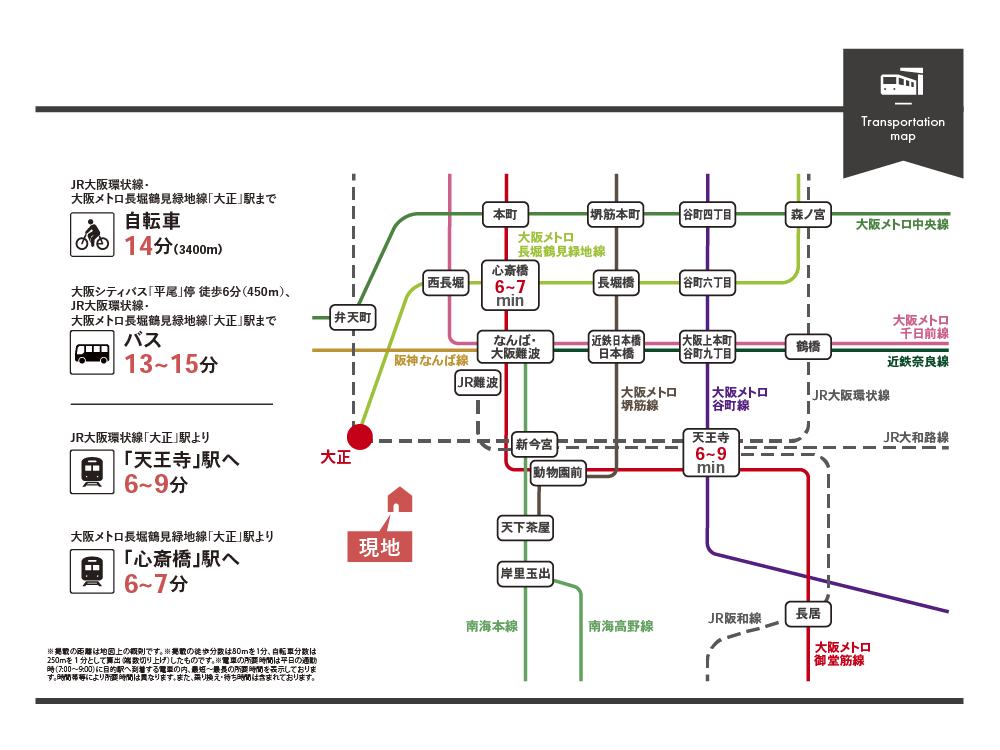 平尾5丁目2期　アクセス図