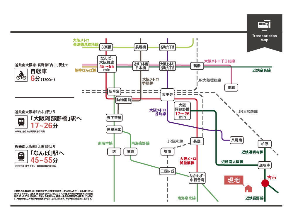 西浦5丁目　アクセス図