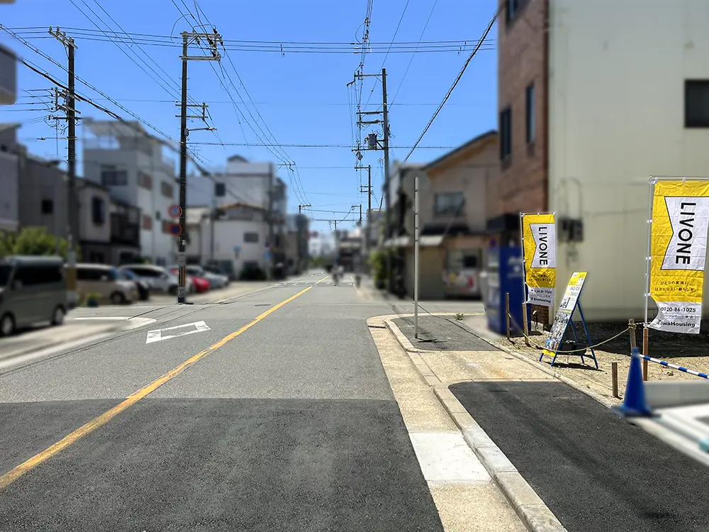 平尾5丁目2期　全面道路写真