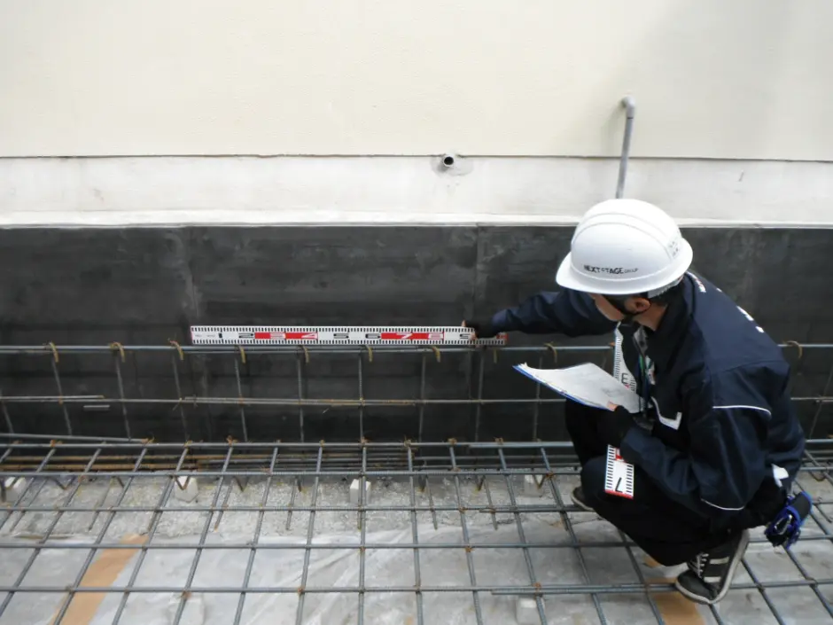 基礎をつくる前の施工確認