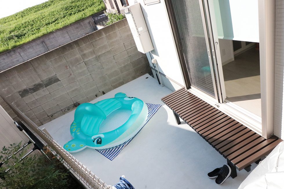 敷地のデットスペースを生かした縁側はプライバシーも確保できます|大阪・兵庫の新築一戸建て、分譲住宅、建売住宅、注文住宅、モデルハウス分譲ならエイワハウジング