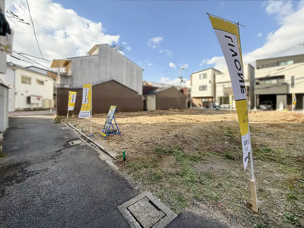 藤田町1丁目6期前面道路写真