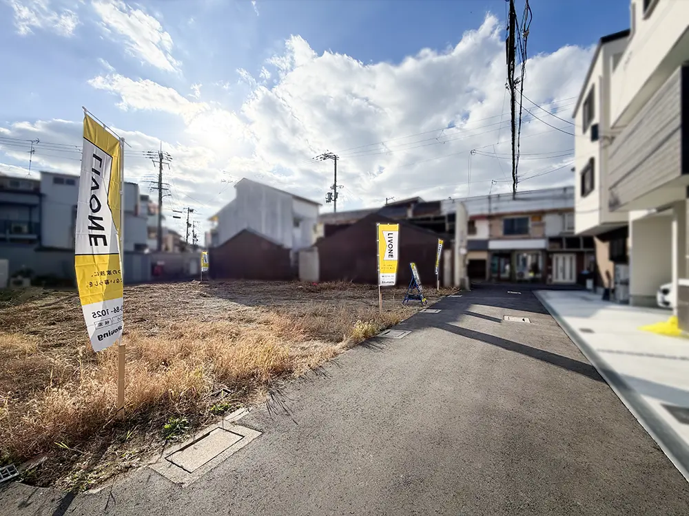 藤田町1丁目6期前面道路写真