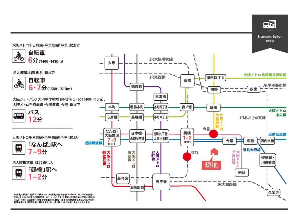 中川4丁目アクセス図