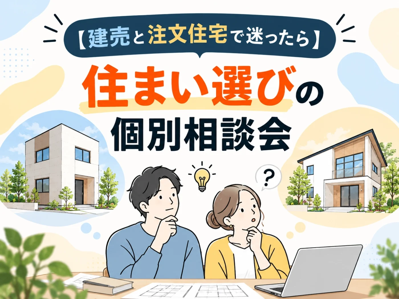 【建売と注文住宅で迷ったら】住まい選びの個別相談会