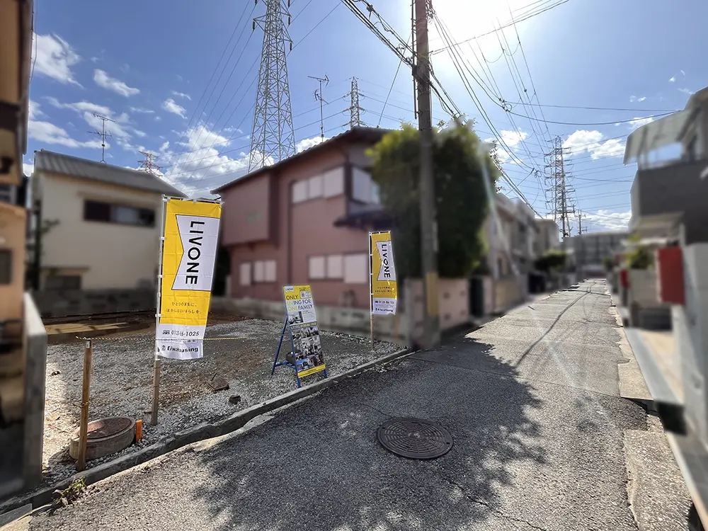 武庫之荘5丁目前面道路写真