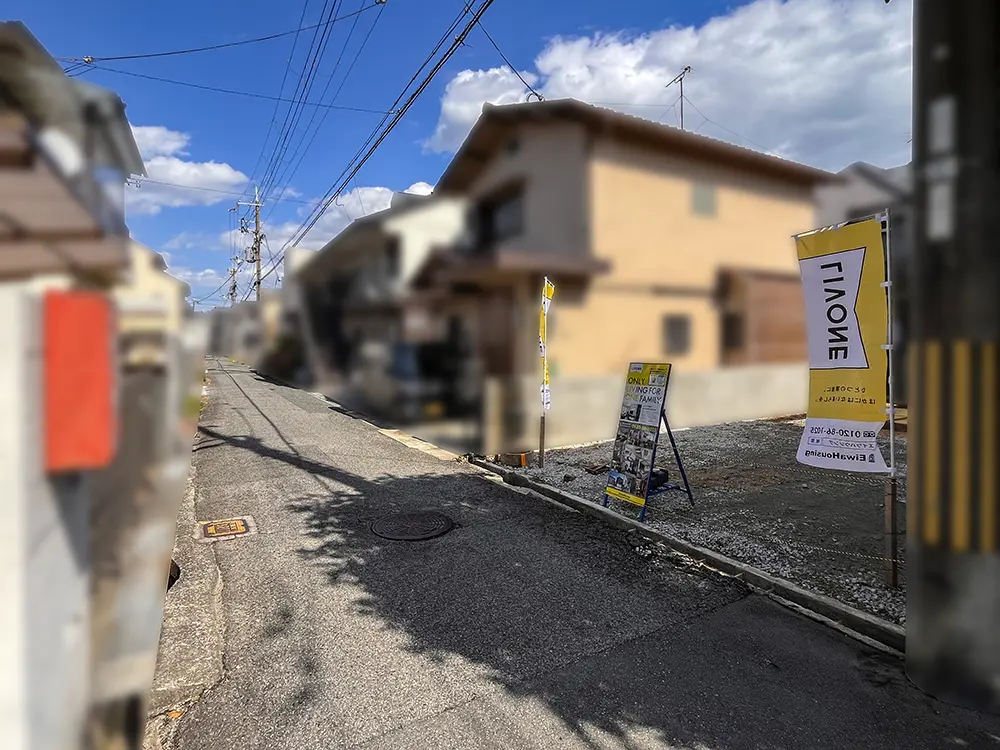 武庫之荘5丁目前面道路写真