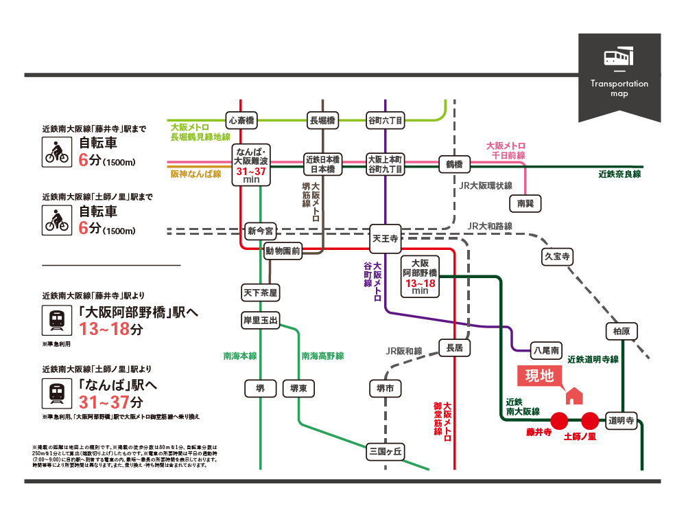 林1丁目3期アクセス図